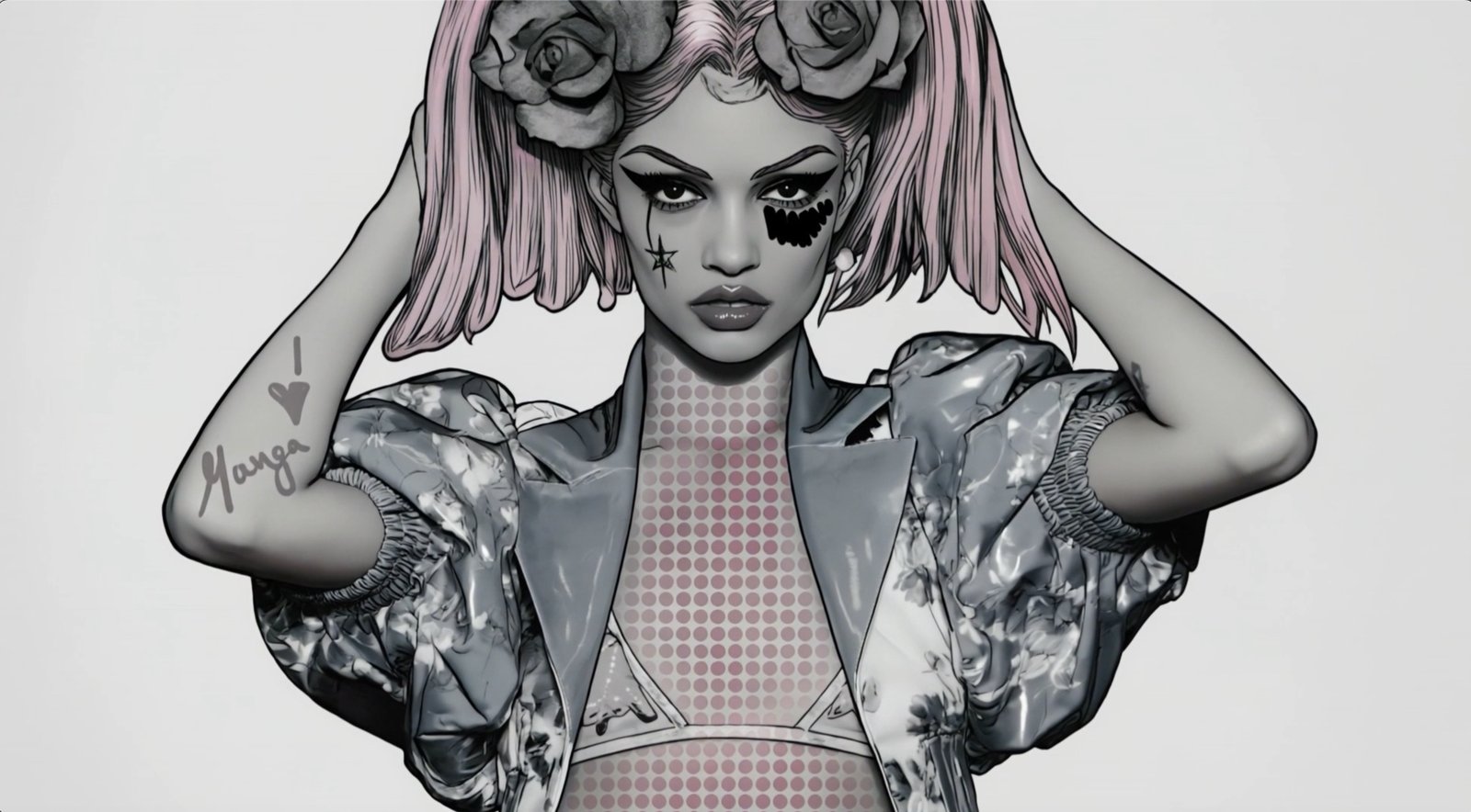 DJ Manga Techy — manga memory, the Manga Machine transformation by Miss AL Simpson