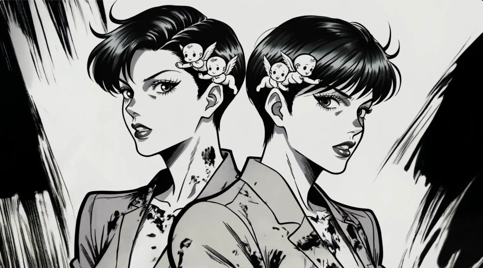 Glam Girls — manga memory, the Manga Machine transformation by Miss AL Simpson