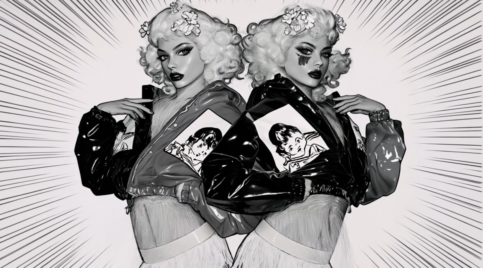 Manga Dance Troupe — manga memory, the Manga Machine transformation by Miss AL Simpson