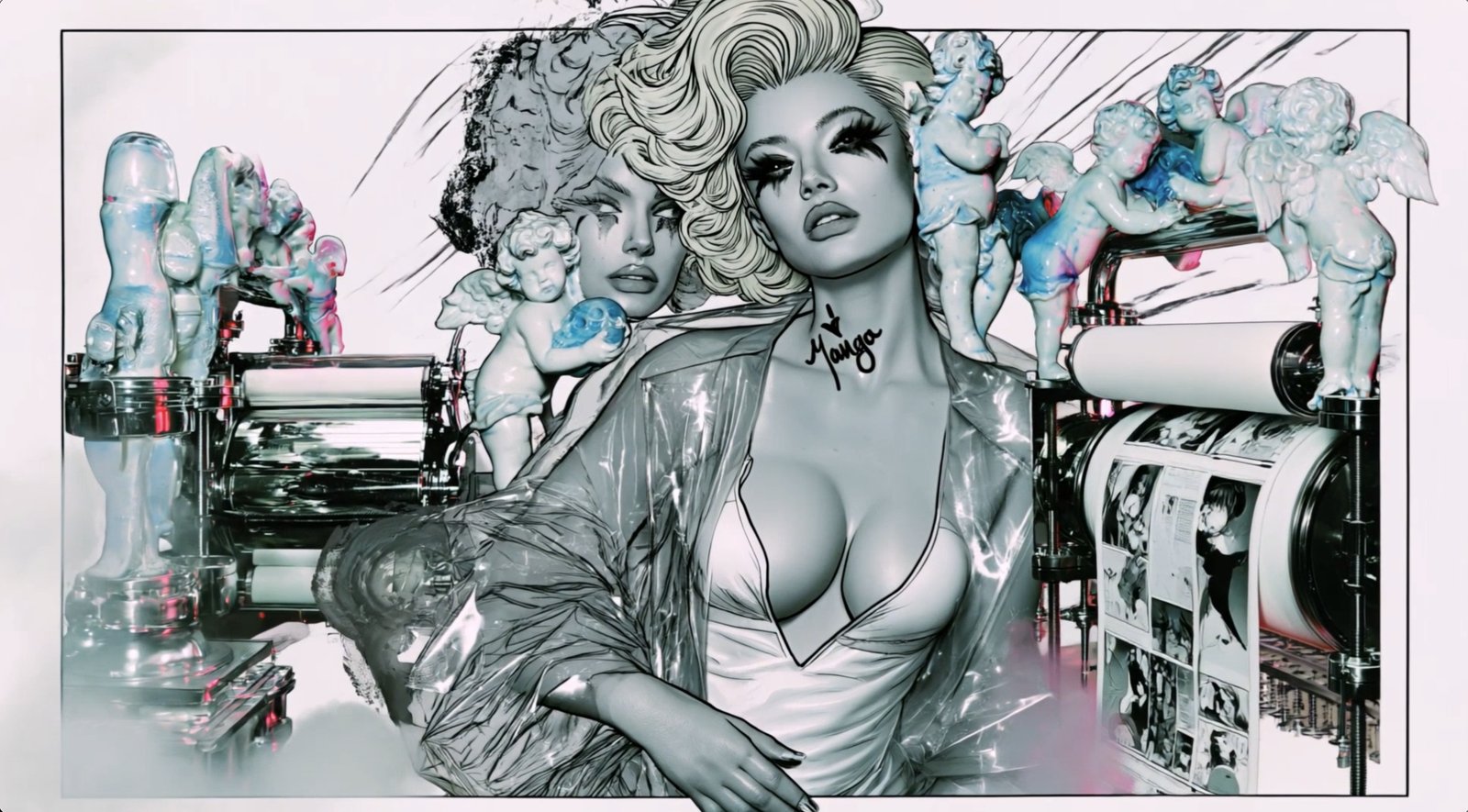 Manga Machine Beauties — manga memory, the Manga Machine transformation by Miss AL Simpson
