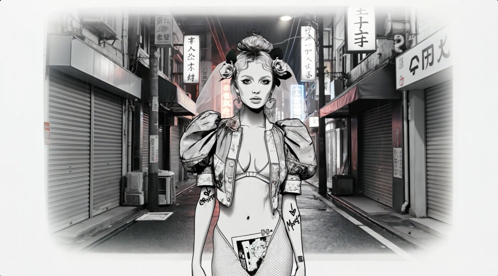 Queen Green Ghost Taxis — manga memory, the Manga Machine transformation by Miss AL Simpson