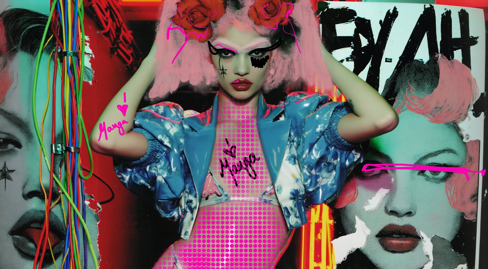 DJ Manga Techy — Porcelain Android by Miss AL Simpson, museum-quality giclée print on Hahnemühle Photo Rag
