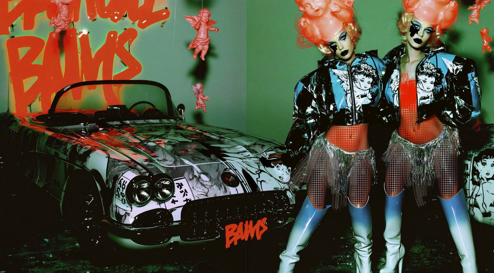 Drive Manga — Porcelain Android by Miss AL Simpson, museum-quality giclée print on Hahnemühle Photo Rag
